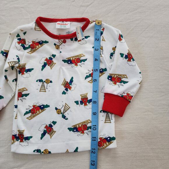 Vintage Healthtex Trains Long Sleeve 12 months - Picture 2 of 5